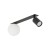 VOX 2 X GU10 / G9 Lampa sufitowa podtynkowa 10927 TK Lighting Czarny Biały