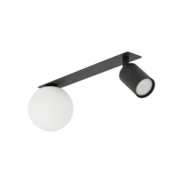 VOX 2 X GU10 / G9 Lampa sufitowa podtynkowa 10927 TK Lighting Czarny Biały