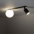 VOX 2 X GU10 / G9 Lampa sufitowa podtynkowa 10927 TK Lighting Czarny Biały