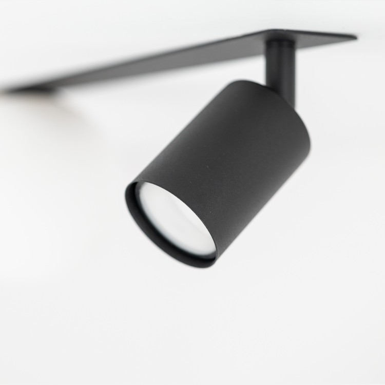 VOX 2 X GU10 / G9 Lampa sufitowa podtynkowa 10927 TK Lighting Czarny Biały