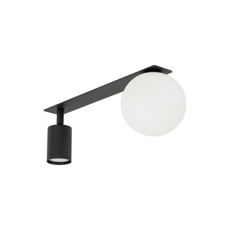 VOX 2 X GU10 / G9 Lampa sufitowa podtynkowa 10927 TK Lighting Czarny Biały