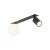 VOX 2 X GU10 / G9 Lampa sufitowa podtynkowa 10927 TK Lighting Czarny Biały