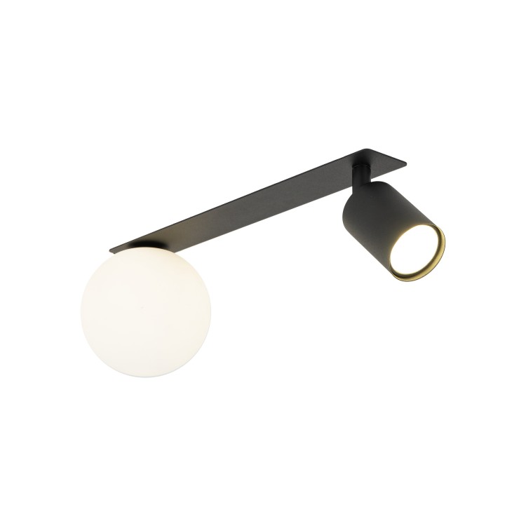 VOX 2 X GU10 / G9 Lampa sufitowa podtynkowa 10927 TK Lighting Czarny Biały