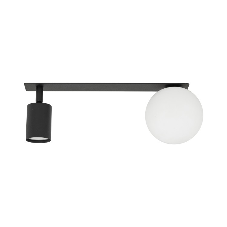 VOX 2 X GU10 / G9 Lampa sufitowa podtynkowa 10927 TK Lighting Czarny Biały