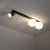 VOX 3 X GU10 / G9 Lampa sufitowa podtynkowa 10928 TK Lighting Czarny Biały