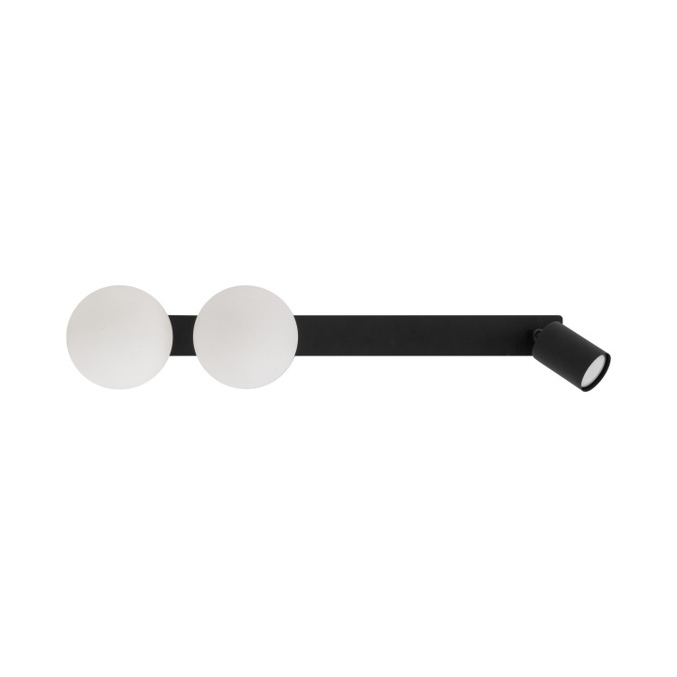 VOX 3 X GU10 / G9 Lampa sufitowa podtynkowa 10928 TK Lighting Czarny Biały