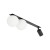 VOX 3 X GU10 / G9 Lampa sufitowa podtynkowa 10928 TK Lighting Czarny Biały
