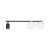 VOX 3 X GU10 / G9 Lampa sufitowa podtynkowa 10928 TK Lighting Czarny Biały
