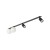 VOX 4 X GU10 / G9 Lampa sufitowa podtynkowa 10929 TK Lighting Czarny Biały
