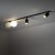VOX 4 X GU10 / G9 Lampa sufitowa podtynkowa 10929 TK Lighting Czarny Biały