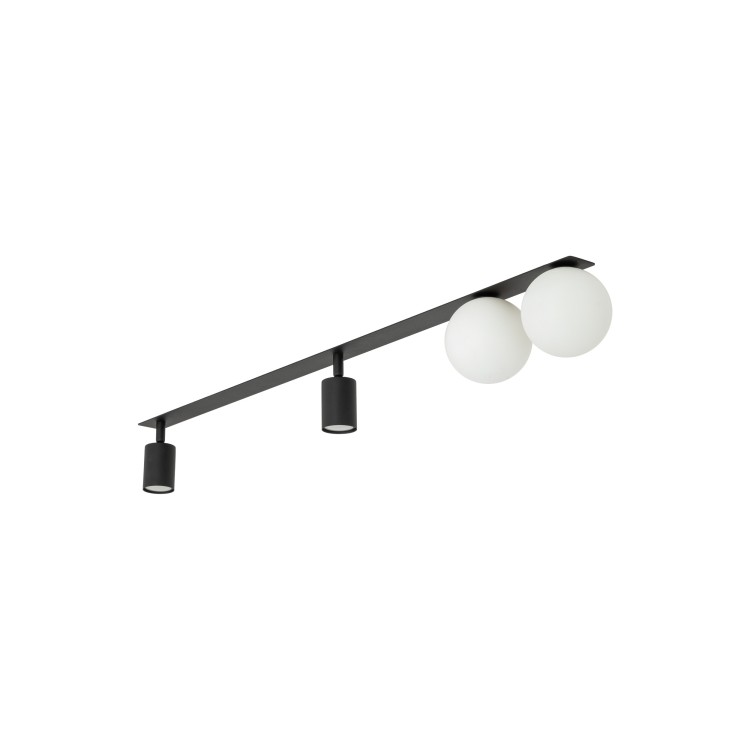 VOX 4 X GU10 / G9 Lampa sufitowa podtynkowa 10929 TK Lighting Czarny Biały