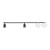 VOX 4 X GU10 / G9 Lampa sufitowa podtynkowa 10929 TK Lighting Czarny Biały