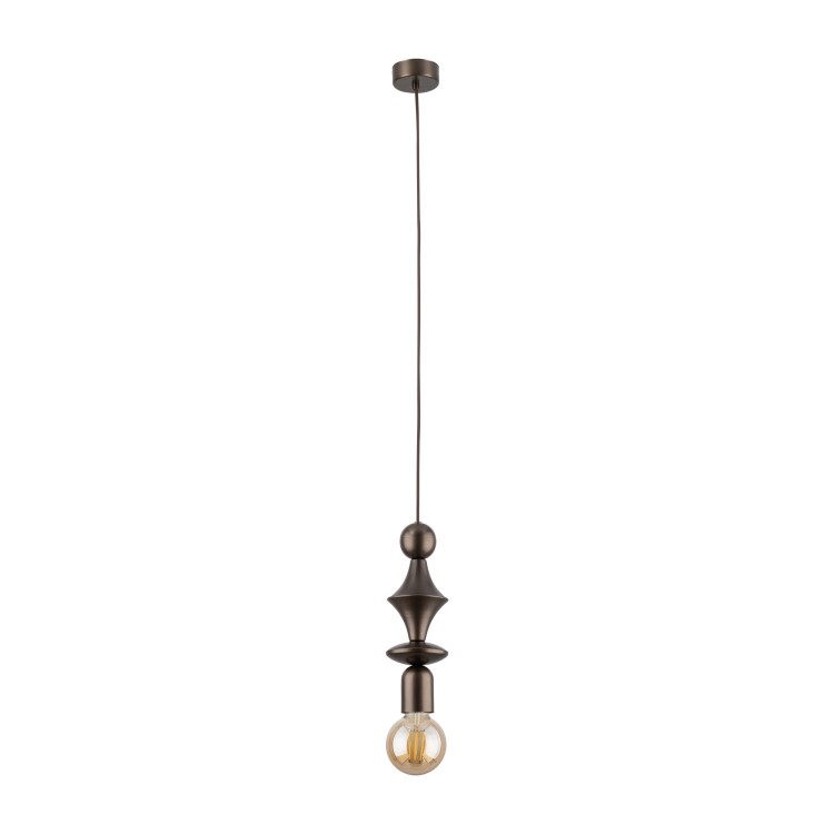 TOWER BROWN Lampa wisząca 1XE27 10703 TK Lighting Brąz
