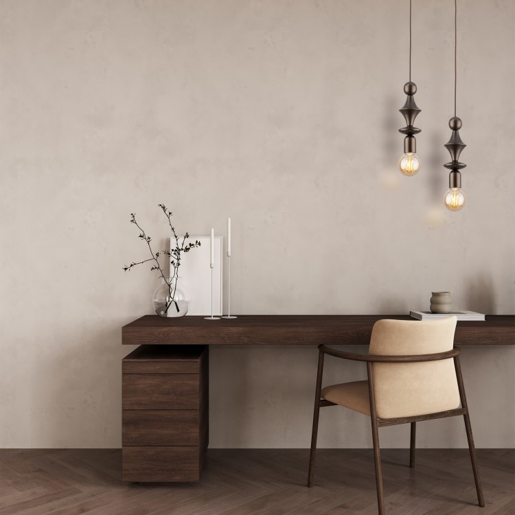 TOWER BROWN Lampa wisząca 1XE27 10703 TK Lighting Brąz