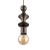 TOWER BROWN Lampa wisząca 1XE27 10703 TK Lighting Brąz