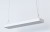 Lampa liniowa wisząca SOFT LED 90X20 WHITE 7545 NOWODVORSKI Lighting 2xT8 90cm Loft nowoczesna sufitowa oświetleniowa zwis biała biały Inspiracje Premium