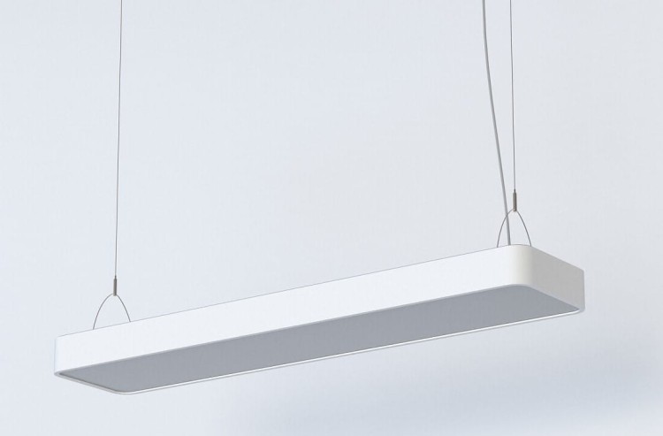 Lampa liniowa wisząca SOFT LED 90X20 WHITE 7545 NOWODVORSKI Lighting 2xT8 90cm Loft nowoczesna sufitowa oświetleniowa zwis biała biały Inspiracje Premium
