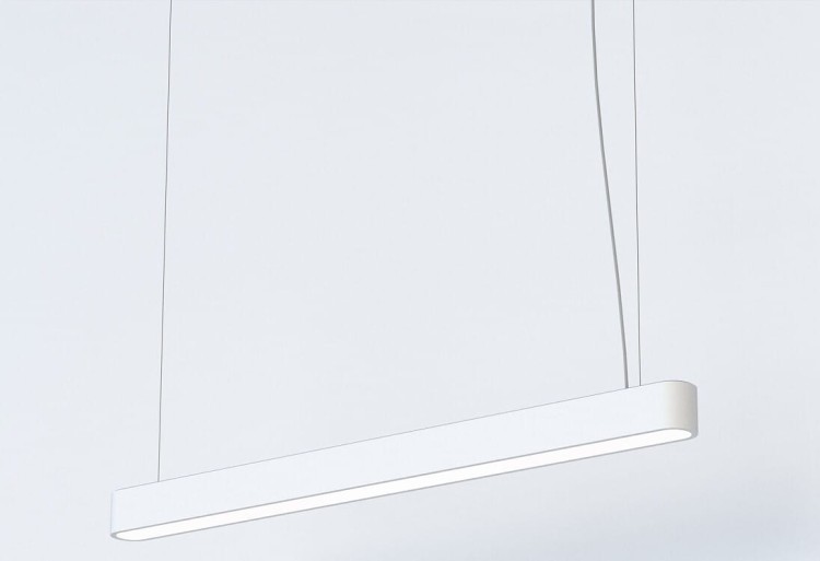 Lampa liniowa wisząca SOFT LED 90X6 WHITE 7547 NOWODVORSKI Lighting T8 90cm Loft nowoczesna sufitowa oświetleniowa zwis biała biały Inspiracje Premium