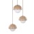 BONO SABIA 3XG9 Lampa sufitowa 10720 TK Lighting  Biały