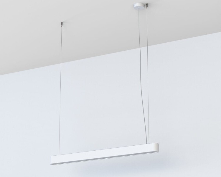 Lampa liniowa wisząca SOFT LED 90X6 WHITE 7547 NOWODVORSKI Lighting T8 90cm Loft nowoczesna sufitowa oświetleniowa zwis biała biały Inspiracje Premium