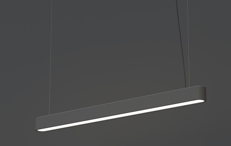 Lampa liniowa wisząca SOFT LED 90X6 GRAPHITE 7535 NOWODVORSKI Lighting T8 90cm Loft nowoczesna sufitowa oświetleniowa zwis grafitowa grafitowy Inspiracje Premium