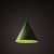 CONO PEAPOD 1XE27 L 10887 TK Lighting Zielony Zielony