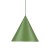 CONO PEAPOD 1XE27 L 10887 TK Lighting Zielony Zielony