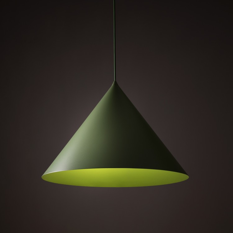 CONO PEAPOD 1XE27 XL 10888 TK Lighting Zielony Zielony