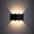ARROW BLACK Kinkiet ogrodowy LED IP 54 18181 TK Lighting Czarny Transparentny elewacyjny