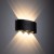 ARROW BLACK Kinkiet ogrodowy LED IP 54 18181 TK Lighting Czarny Transparentny elewacyjny