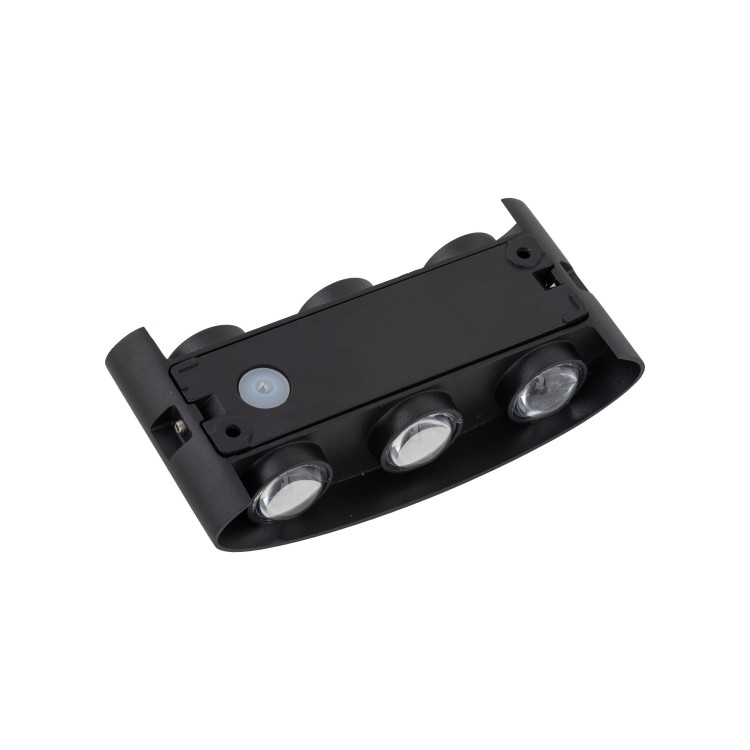 ARROW BLACK Kinkiet ogrodowy LED IP 54 18181 TK Lighting Czarny Transparentny elewacyjny