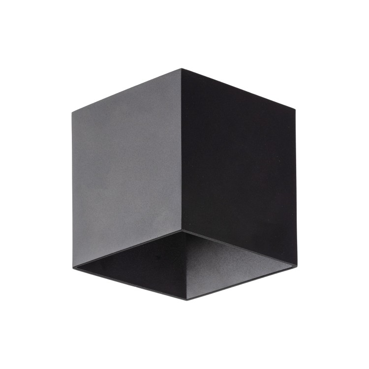 CUBE BLACK Kinkiet ogrodowy LED IP 54 18182 TK Lighting Czarny Transparentny elewacyjny