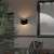 CUBE BLACK Kinkiet ogrodowy LED IP 54 18182 TK Lighting Czarny Transparentny elewacyjny
