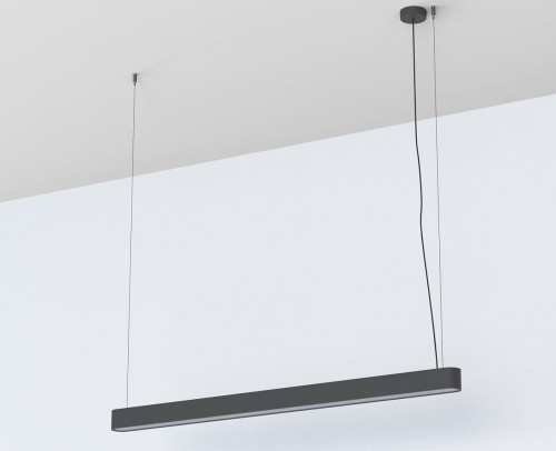 Lampa liniowa wisząca SOFT LED 120X6 GRAPHITE 7525 NOWODVORSKI Lighting T8 120cm Loft nowoczesna sufitowa oświetleniowa zwis grafitowa grafitowy Inspiracje Premium