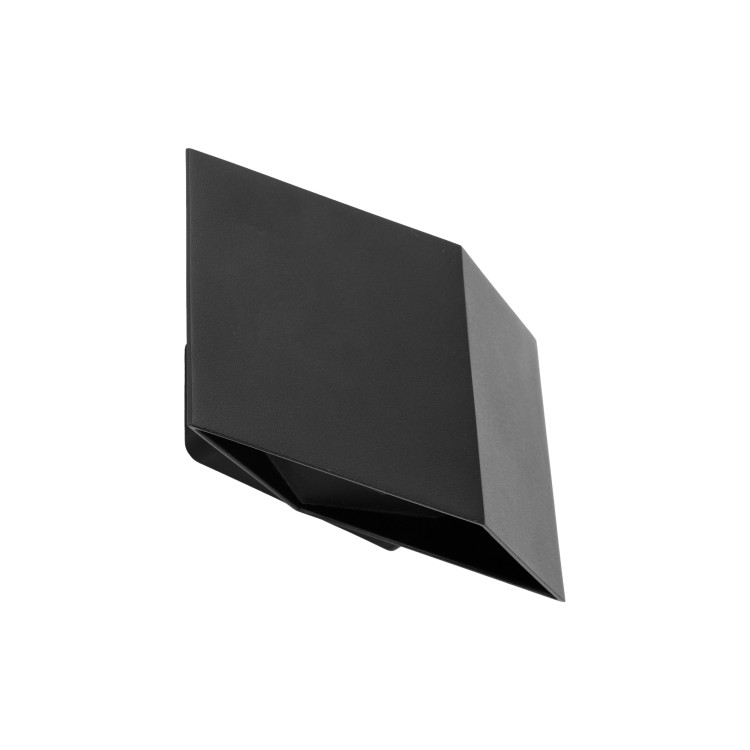 CUBE BLACK Kinkiet ogrodowy LED IP 54 18182 TK Lighting Czarny Transparentny elewacyjny