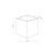 CUBE BLACK Kinkiet ogrodowy LED IP 54 18182 TK Lighting Czarny Transparentny elewacyjny