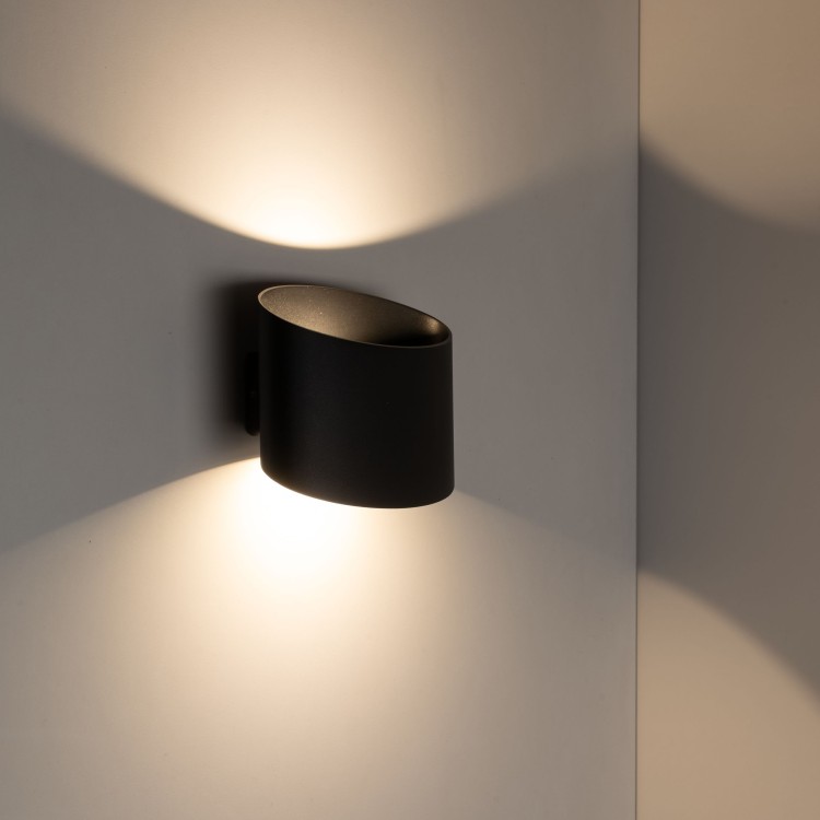 VERTO BLACK Kinkiet ogrodowy IP 54 18183 TK Lighting Czarny Transparentny elewacyjny