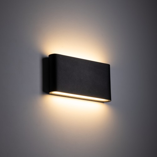 ARWENA M BLACK Kinkiet ogrodowy IP 54 18185 TK Lighting Czarny Biały elewacyjny