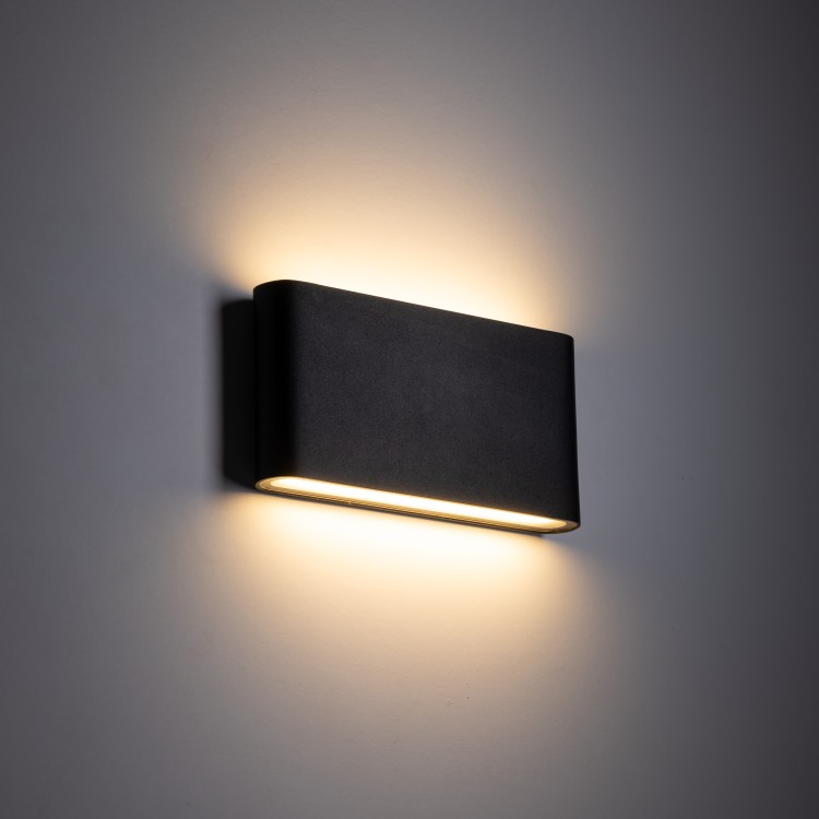 ARWENA M BLACK Kinkiet ogrodowy IP 54 18185 TK Lighting Czarny Biały elewacyjny