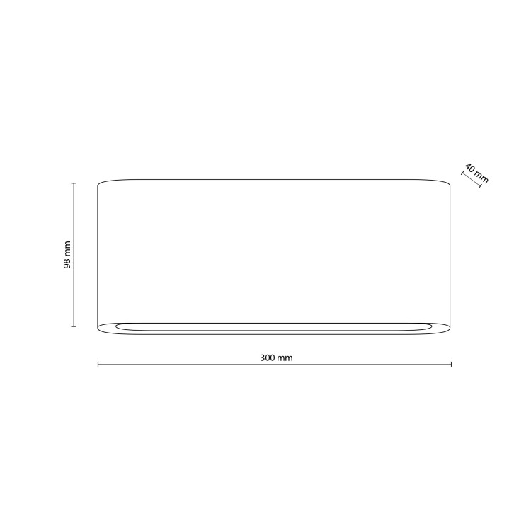 ARWENA L BLACK Kinkiet ogrodowy IP 54 18186 TK Lighting Czarny Biały elewacyjny