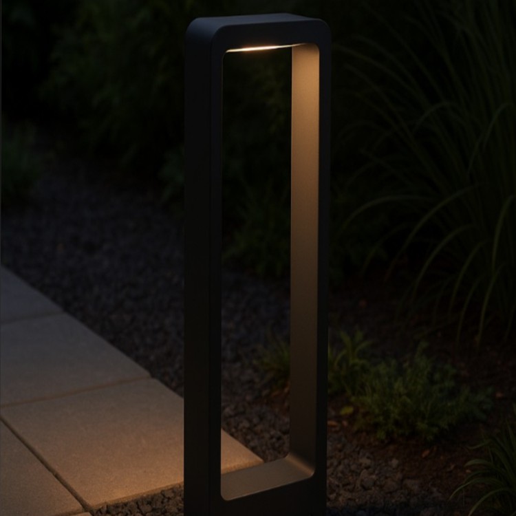 ARIUS M BLACK Lampa ogrodowa IP 54 19000 TK Lighting Czarny Transparentny Słupek