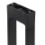 ARIUS M BLACK Lampa ogrodowa IP 54 19000 TK Lighting Czarny Transparentny Słupek