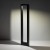 ARIUS L BLACK Lampa ogrodowa IP 54 19001 TK Lighting Czarny Transparentny Słupek
