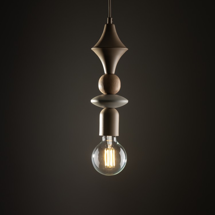 TOWER SABIA WOOD 1XE27 10959 TK Lighting
