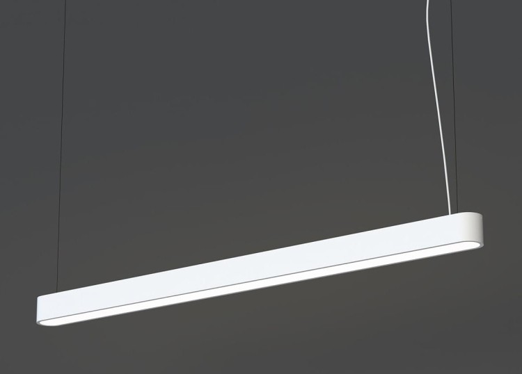 Lampa liniowa wisząca SOFT LED 120X6 WHITE 7537 NOWODVORSKI Lighting T8 120cm Loft nowoczesna sufitowa oświetleniowa zwis biała biały Inspiracje Premium