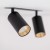 AMIS BLACK 2XGU10 podtynkowy 10807 TK Lighting Czarny Czarny