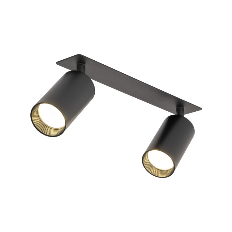 AMIS BLACK 2XGU10 podtynkowy 10807 TK Lighting Czarny Czarny