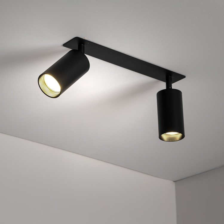 AMIS BLACK 2XGU10 podtynkowy 10807 TK Lighting Czarny Czarny