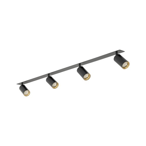 AMIS BLACK 4XGU10 podtynkowy 10809 TK Lighting Czarny Czarny