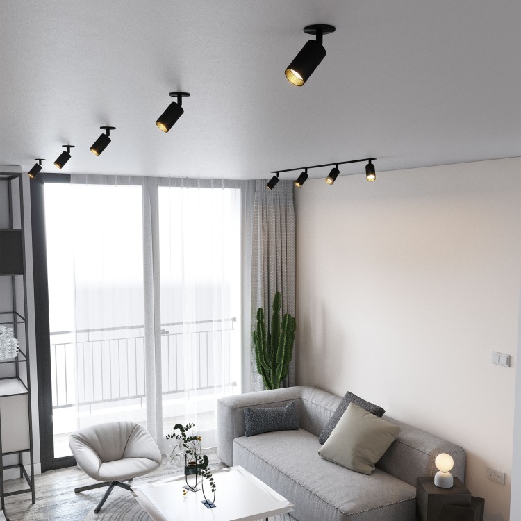 AMIS BLACK 4XGU10 podtynkowy 10809 TK Lighting Czarny Czarny